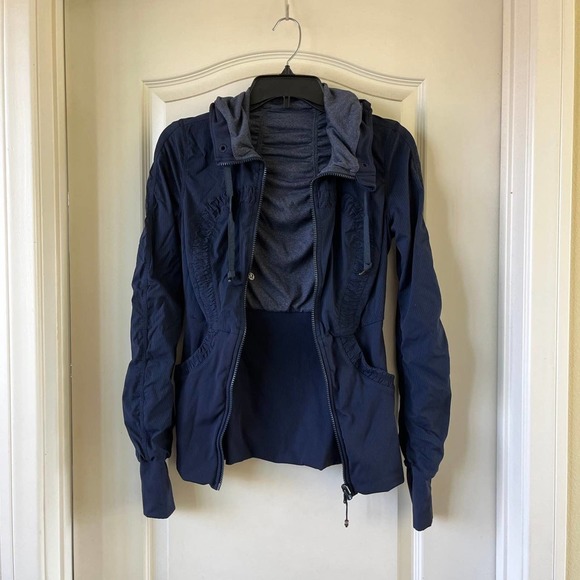 Lululemon In Flux Reversible Jacket Navy Inkwell 6 - Picture 8 of 12